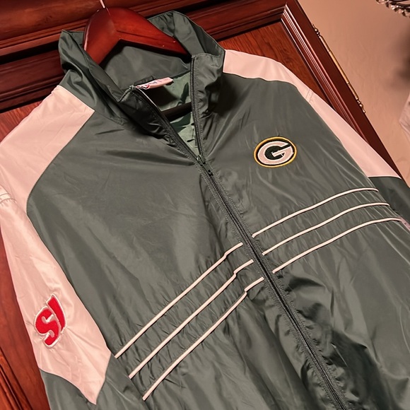 NFL Green Bay Packers Green Zip Up Jacket Size XL - Picture 3 of 8